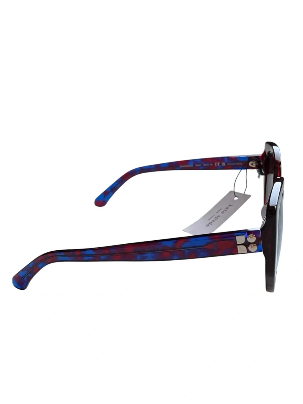 Kate Spade Seraphina/G/S Burgundy Oversized Cat Eye Sunglasses C9A3X 55□19 NWT